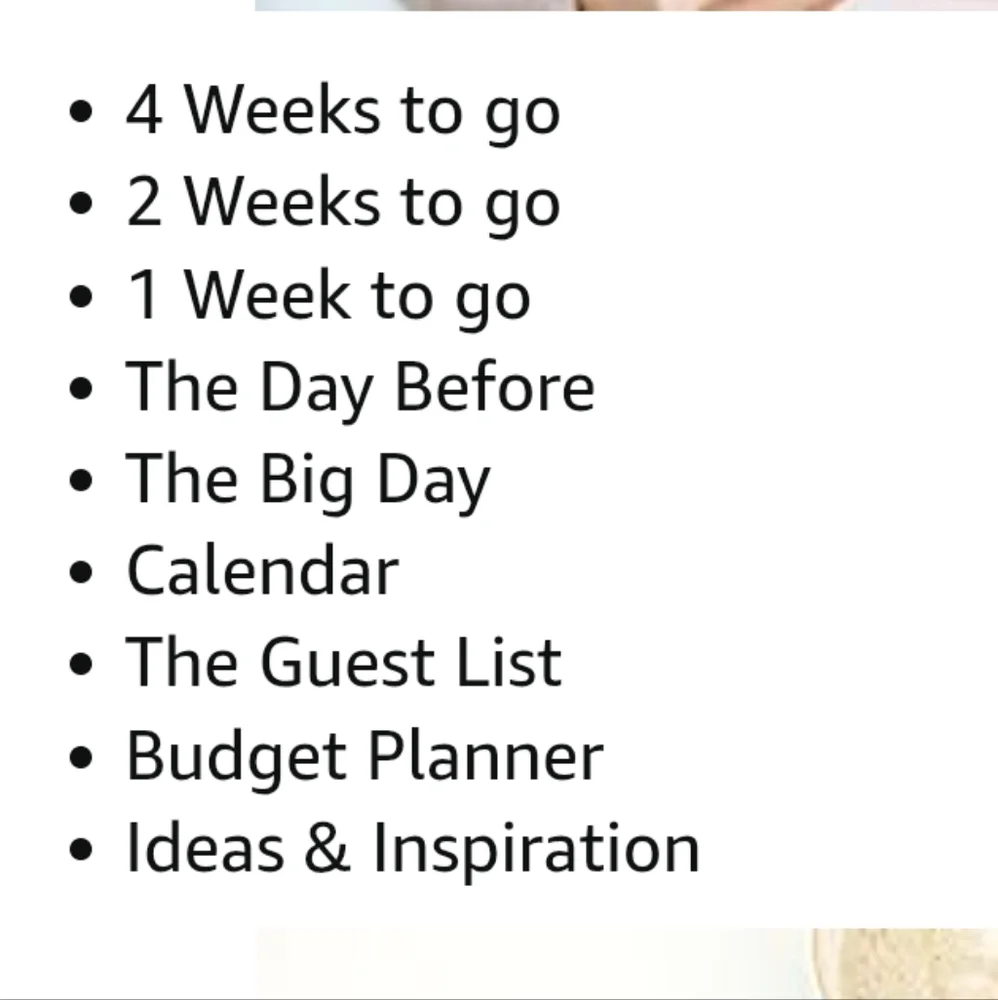 12 Month Wedding Planner With Floral Print.